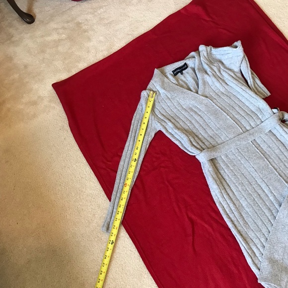 Kendall + Kylie Ribbed Belted Sweater Dress - Picture 5 of 8